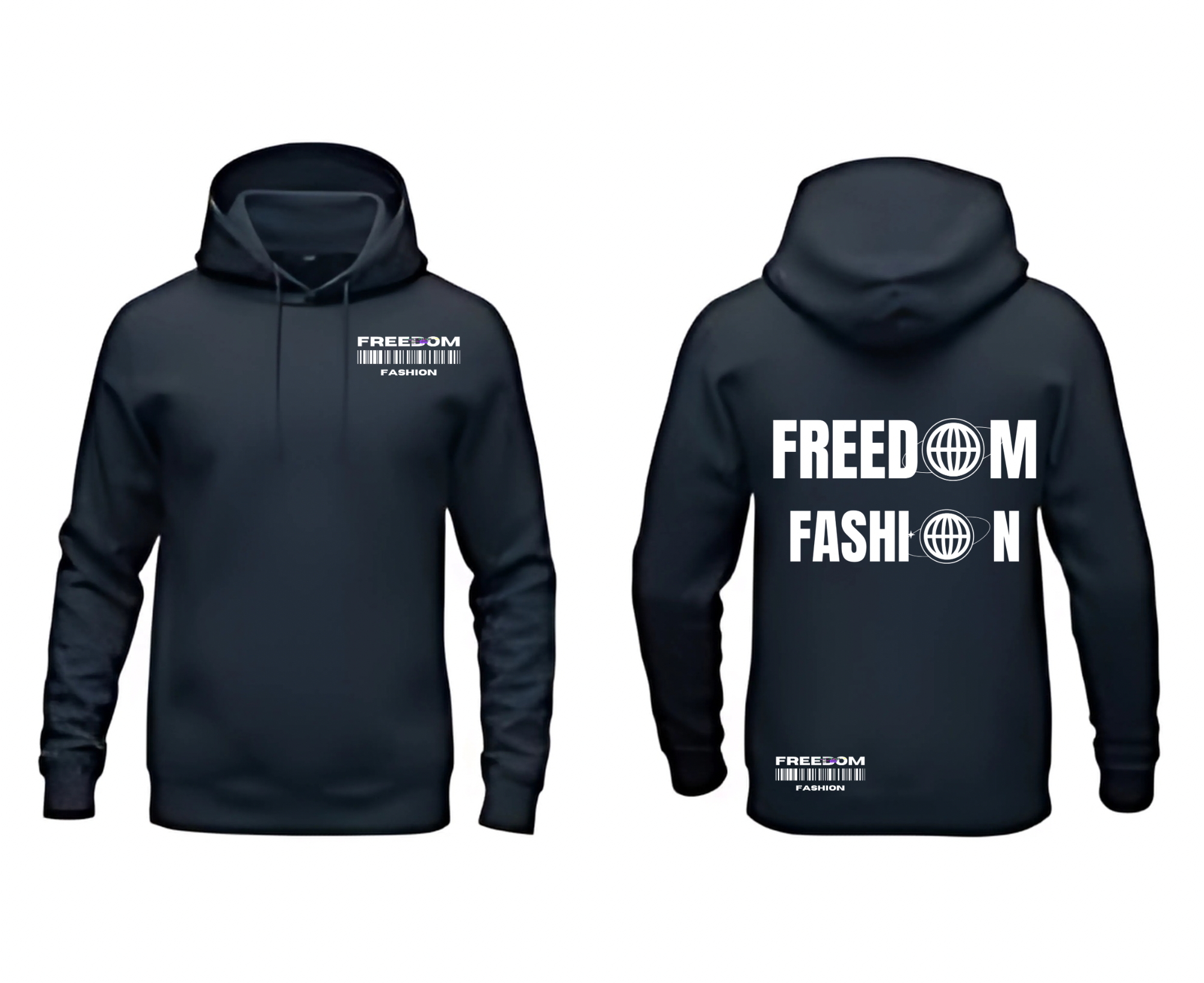 Blue Unisex Fleece Hoodie | Soft Cotton | Everyday Wear