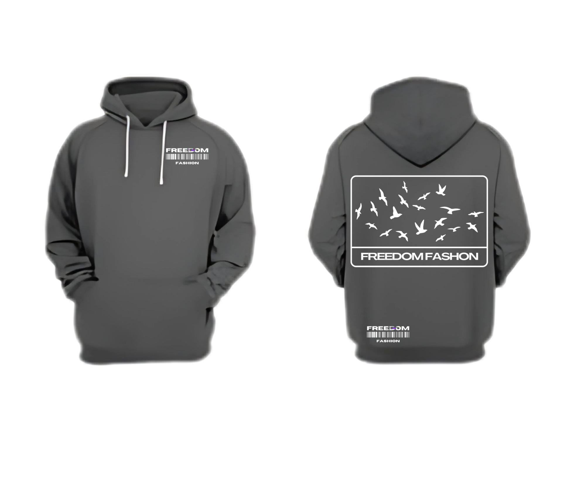 Grey Hoodie: Premium Unisex Cotton Fleece Hoodie