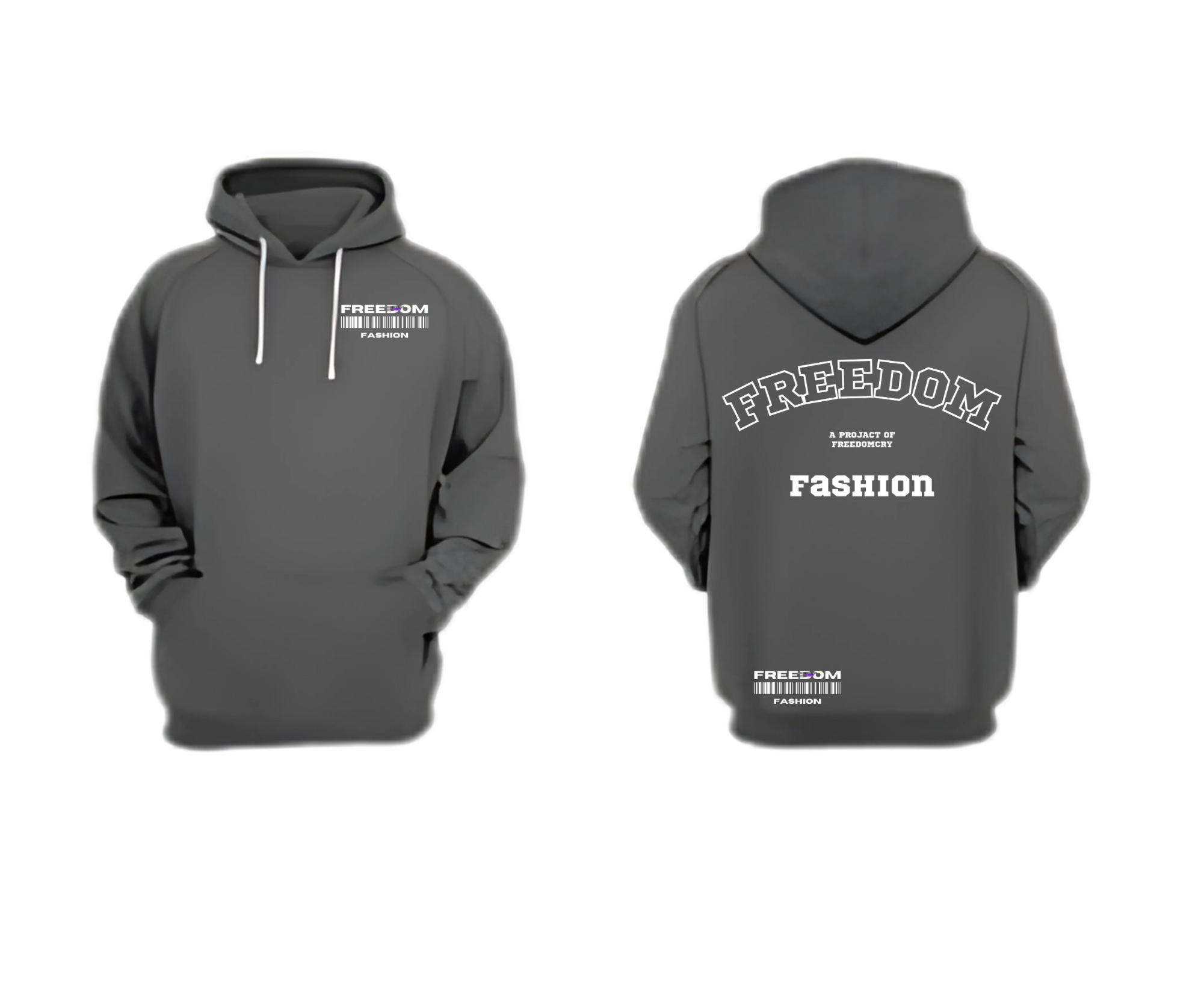 Grey Hoodie: Premium Unisex Cotton Fleece Hoodie