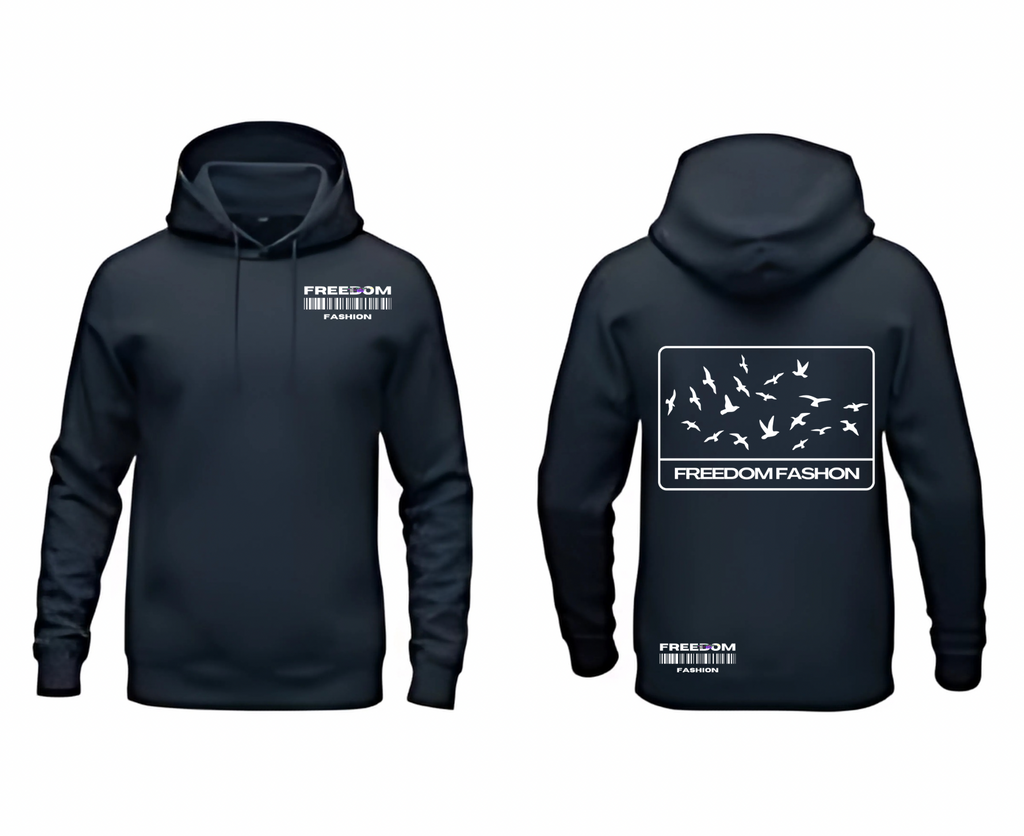 Blue Unisex Fleece Hoodie | Soft Cotton | Everyday Wear