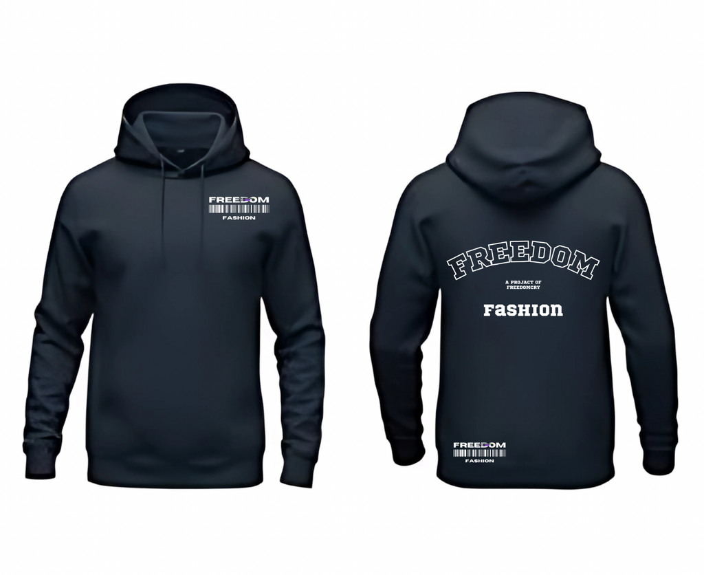 Blue Unisex Fleece Hoodie | Soft Cotton | Everyday Wear