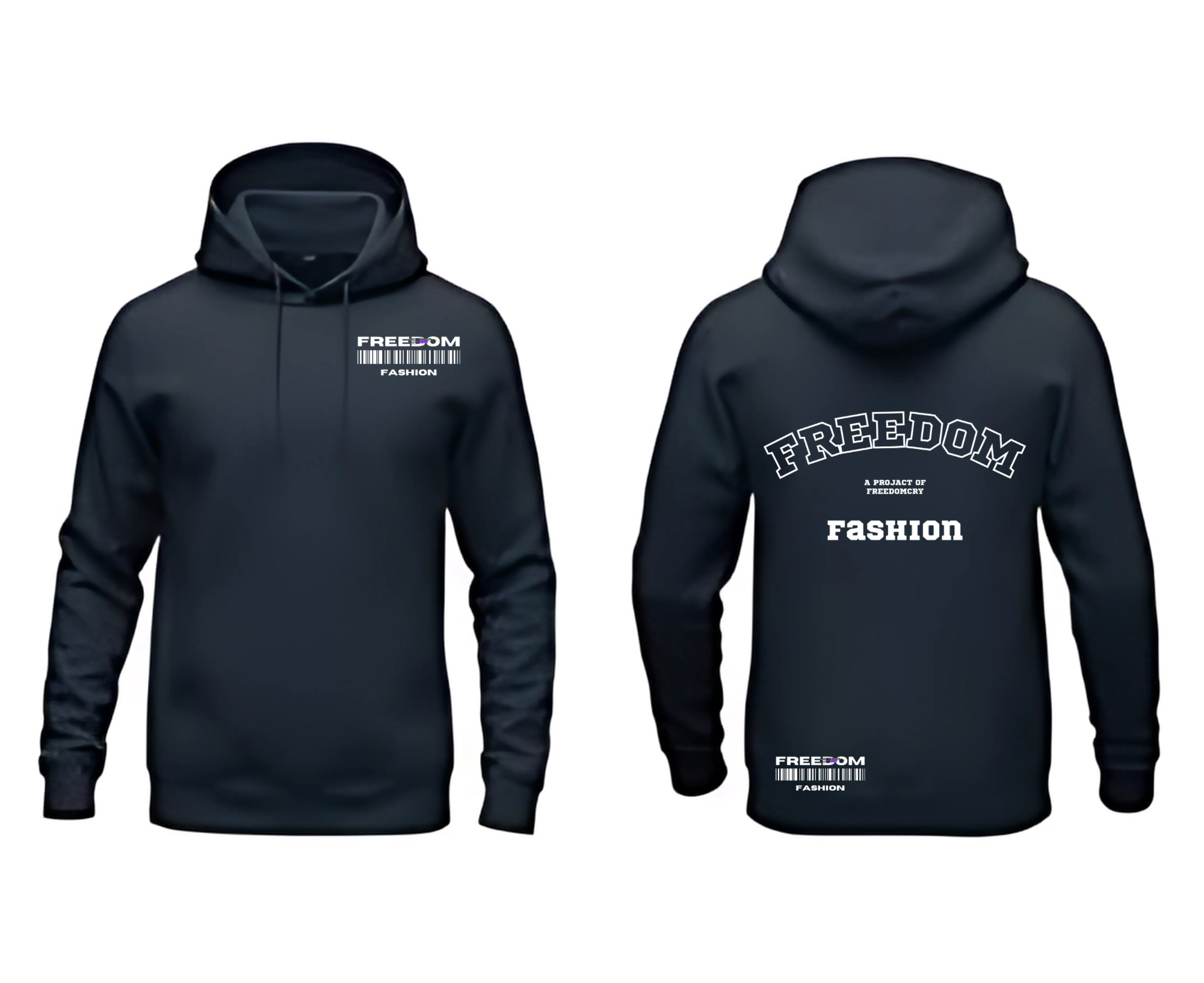 Blue Unisex Fleece Hoodie | Soft Cotton | Everyday Wear