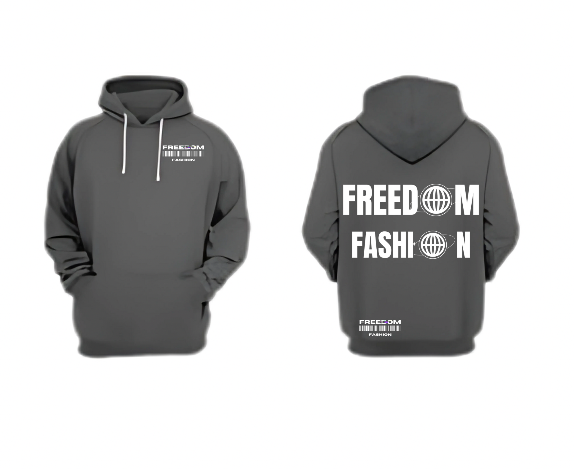 Grey Hoodie: Premium Unisex Cotton Fleece Hoodie